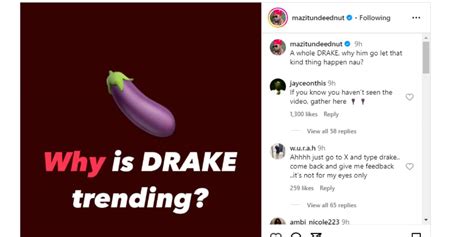 Drake’s Leaked Bedroom Tape: Tunde Ednut and Others。